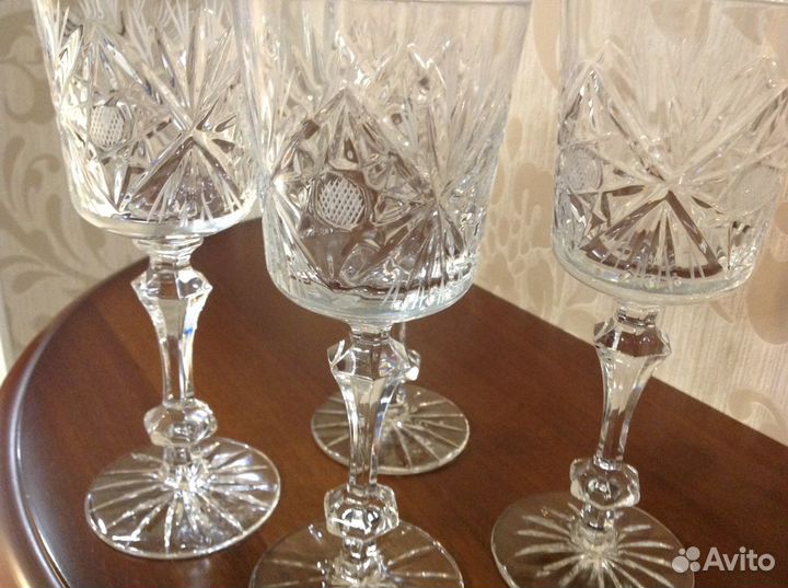 Фужер хрустальный СССР большой