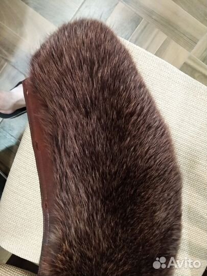 Воротник из натурального песца