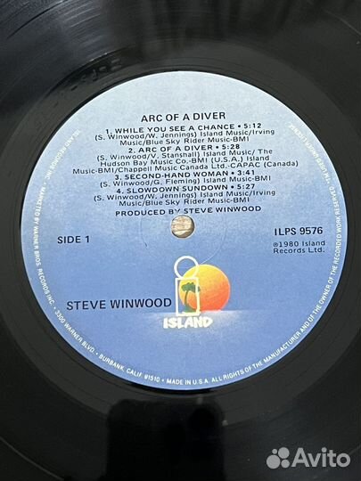 Steve Winwood – Arc Of A Diver (8058)