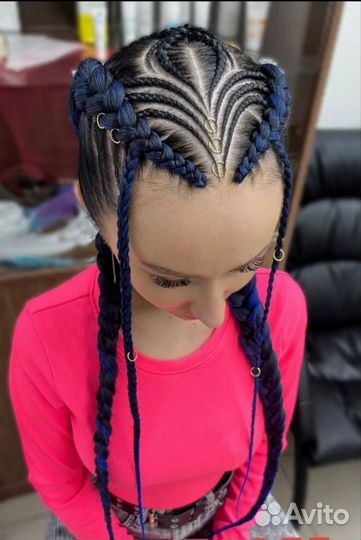 Брейды, боксерки, брейды в хвост, коса ким, дилара