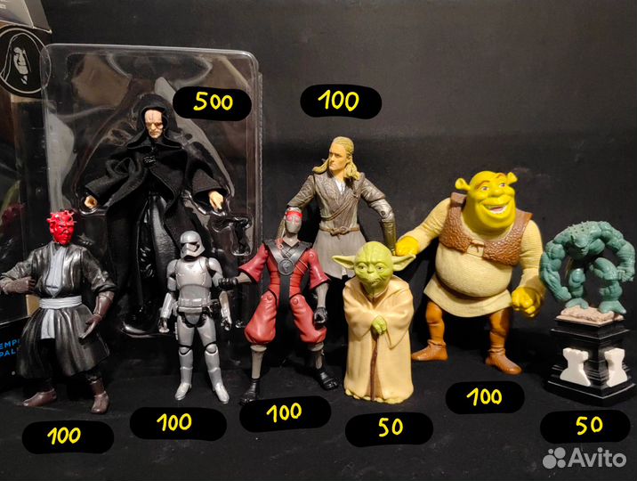 Игрушки фигурки супергероев звездные воины