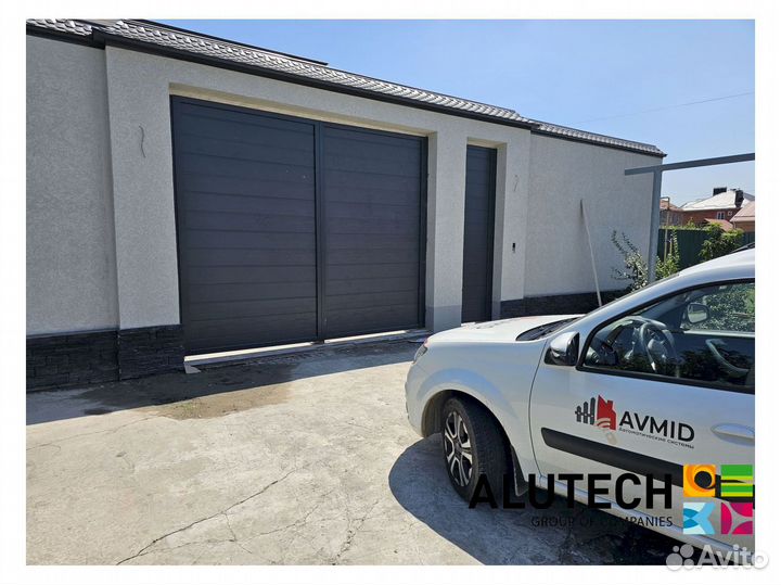 Ворота распашные alutech