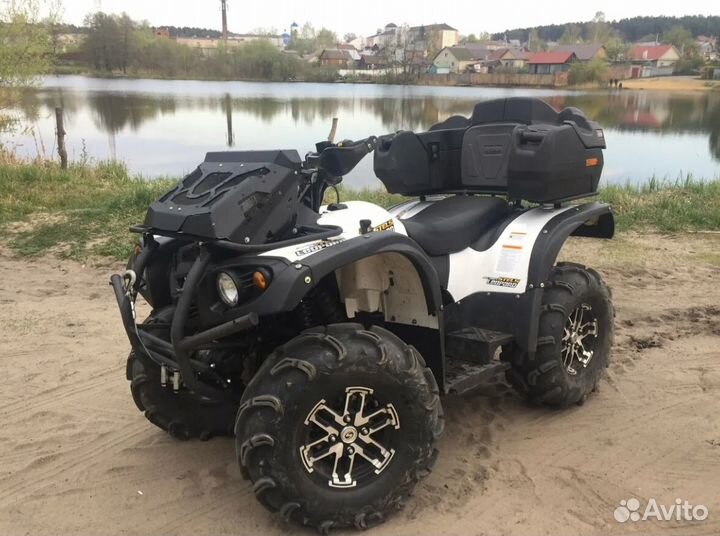 Квадроцикл Стелс ATV 600 YS Leopard (white)