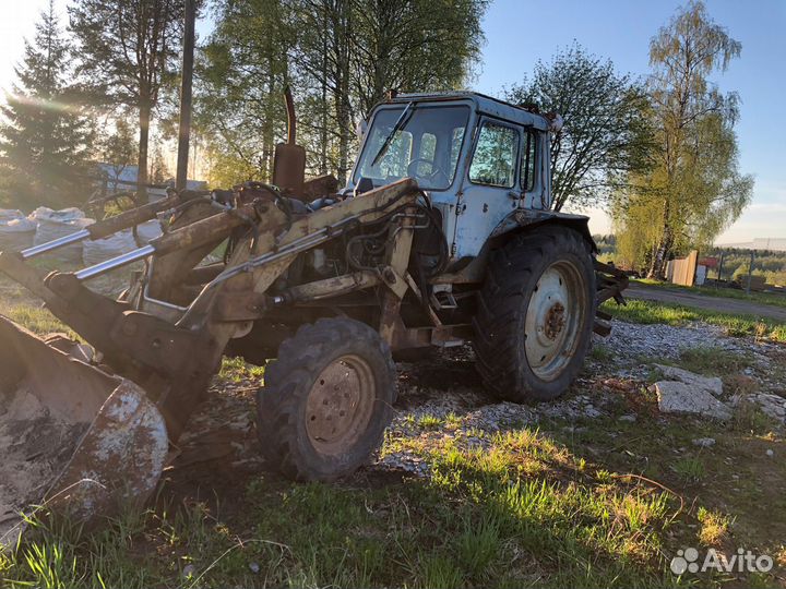 Мини-трактор МТЗ (Беларус) 082 с КУН, 1989