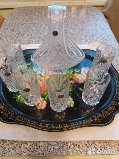 Хрустальный набор Богемия