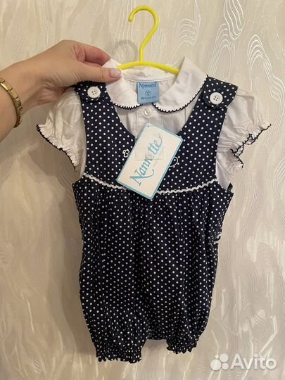 Комплект песочник и рубашка 62 68