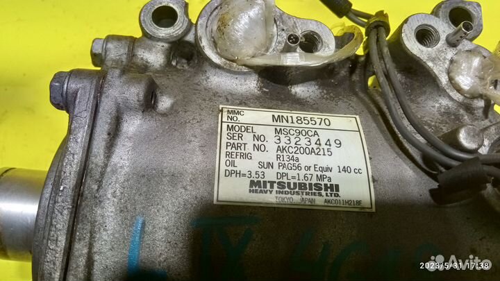 Компрессор кондиционера для Mitsubishi Lancer 9