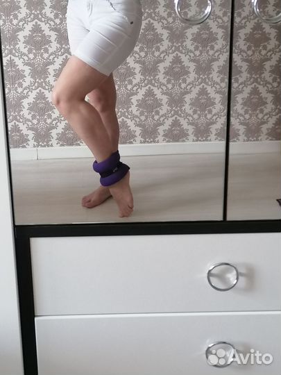 Утяжелители для ног 2кг Гири. Вес