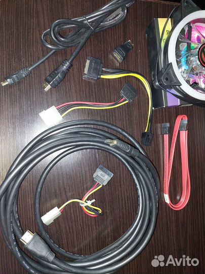 Кабеля, переходники, RGB вентилятор