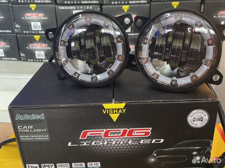 Противотуманные фары на Форд-Рено-Веста 3 режим