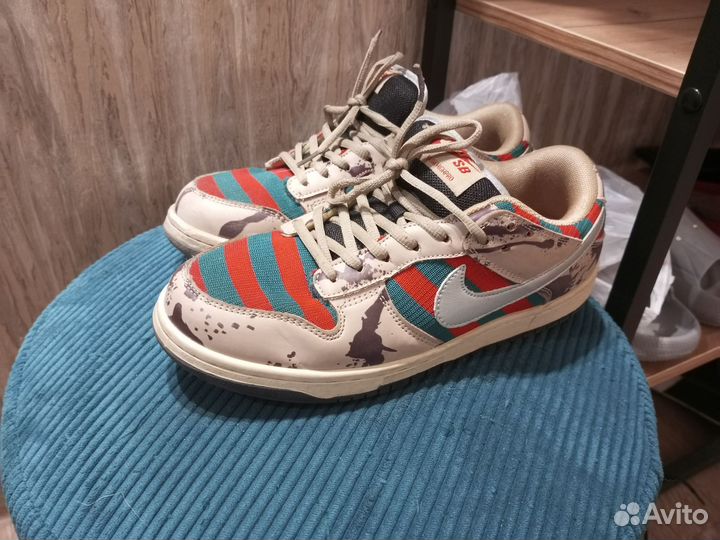 Кроссовки Nike sb dunk Freddy Crueger