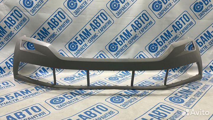 Бампер передний Skoda Kodiaq 2016-2021, без омывателей, без парктроников