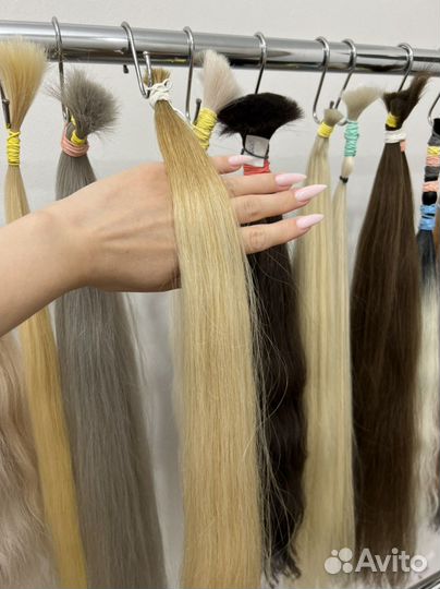 Волосы 70 см с работой омбре