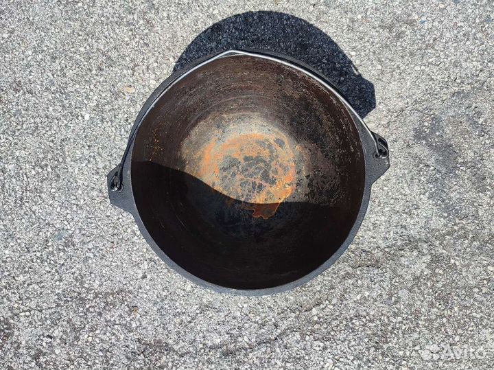 Чугунный казан с дужкой 10 литров