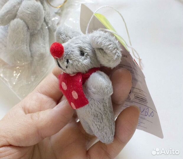 Игрушка подвеска мышка, новая