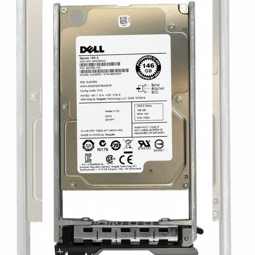 [061XPF] Жесткий Диск Dell 61xpf 146gb Sas 2,5 061xpf