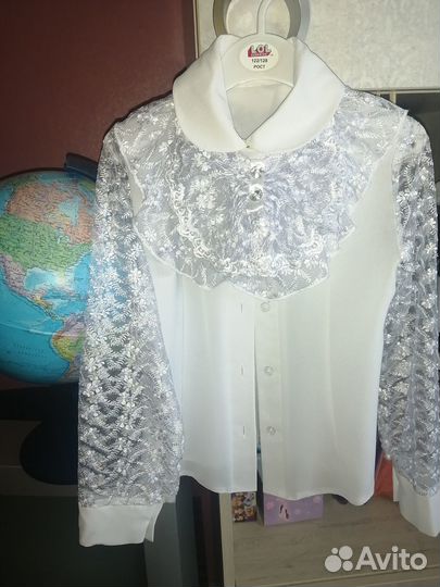 Блузки для школы 128р-р