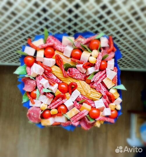 Букет из колбасы