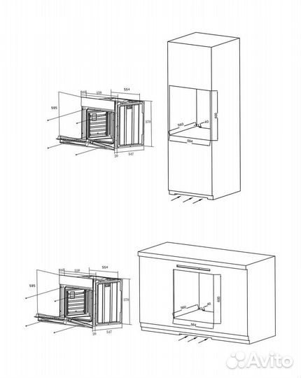 Электрический духовой шкаф новая