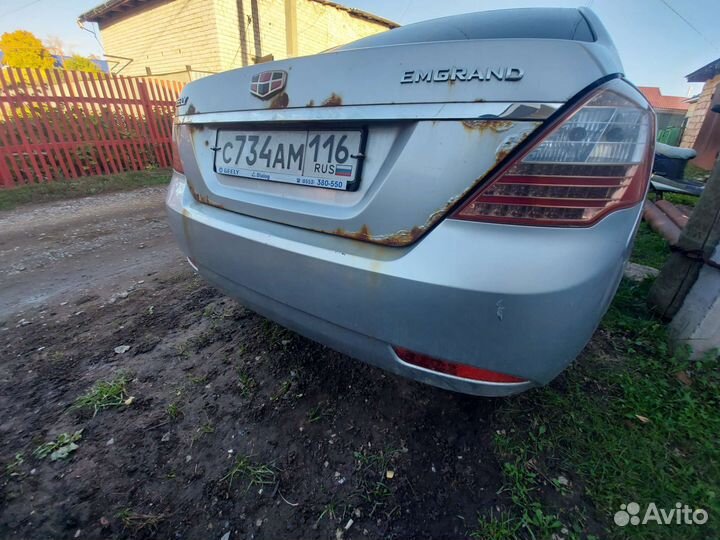 Бампер задний Geely Emgrand EC7 (седан)