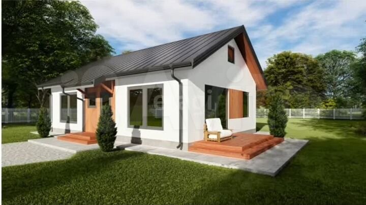 Дом 81 м² на участке 9 сот.