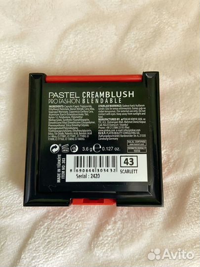 Румяна кремовые, здоровый румянец