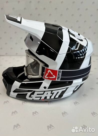 Кроссовый шлем Leatt 3.5 V24 Blk-Wht XXL 61-62cm