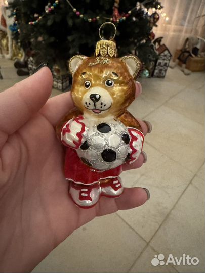 Елочные игрушки ирена irena Мишка