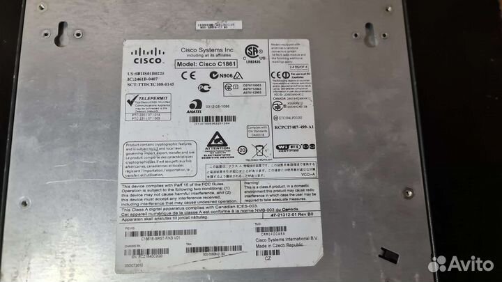 Коммутатор Cisco C1861E-srst-F/K9