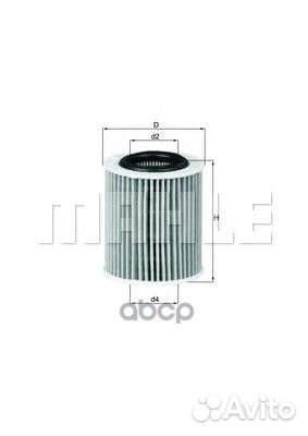 Фильтр масляный knecht/mahle OX386D Mahle/Knecht