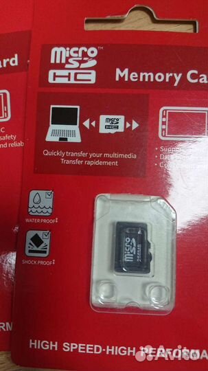 Карта памяти MicroSD 256 mb