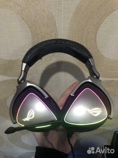 Проводная гарнитура asus ROG Delta черный