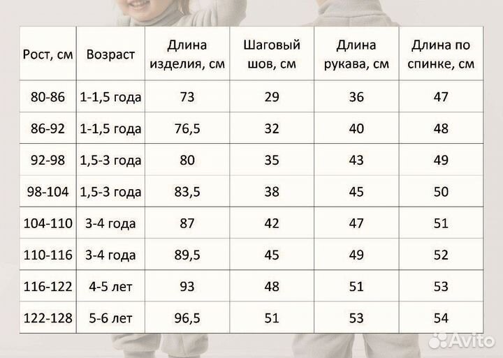 Комбинезон нательный 110-116