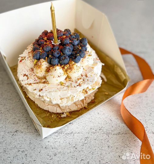 Меренговый рулет