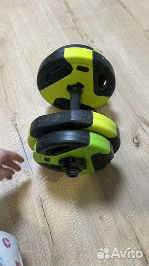 Гантель наборная пластиковая Torneo