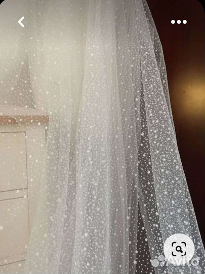 Свадебная новая фата из Еврофатина