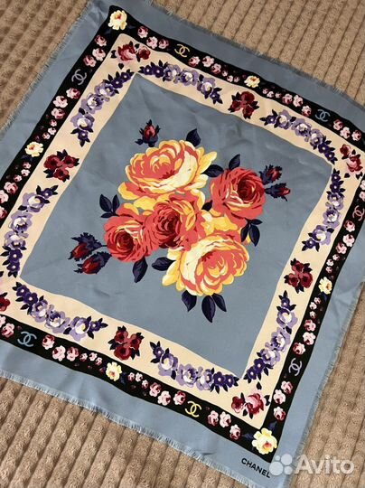 Платок шелковый chanel оригинал