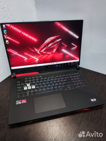 Asus ROG strix 17.3' Ryzen 9/RX 6800/2K/165Гц/IPS
