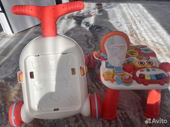 Ходунки каталка столик детские