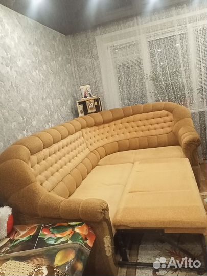 Большой угловой диван раскладной бу