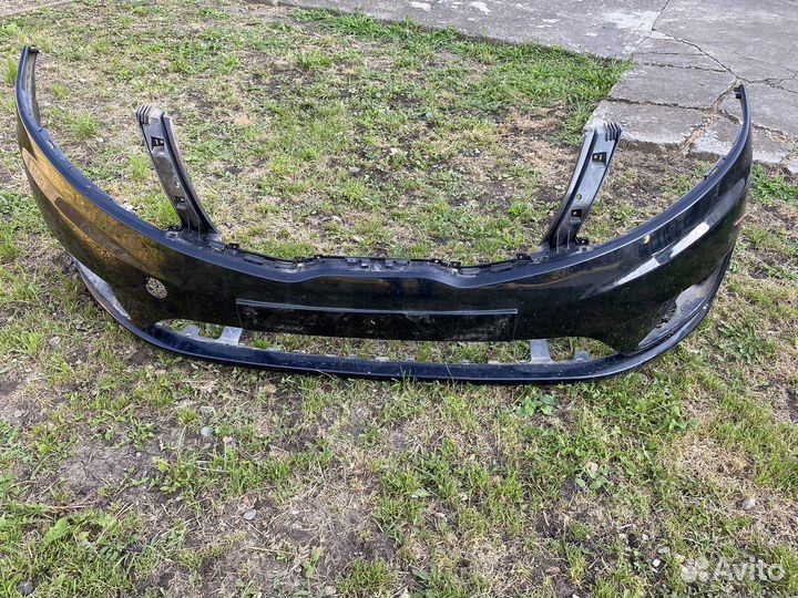 Передний Бампер kia rio 3 черный