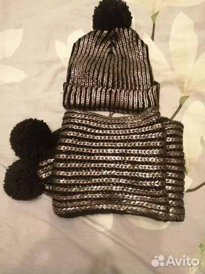 Комплект шапка и шарф