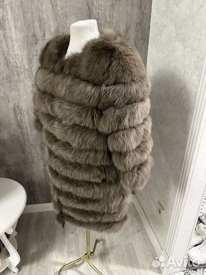 Шуба из песца р.48