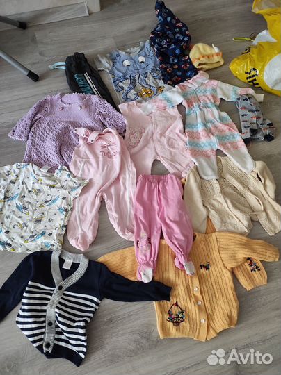 Вещи пакетом на девочку от 0 до 4 лет