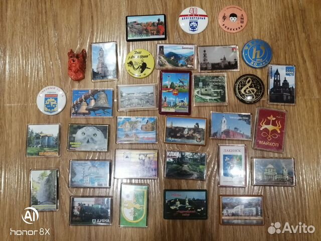 Магниты на холодильник из разных городов России