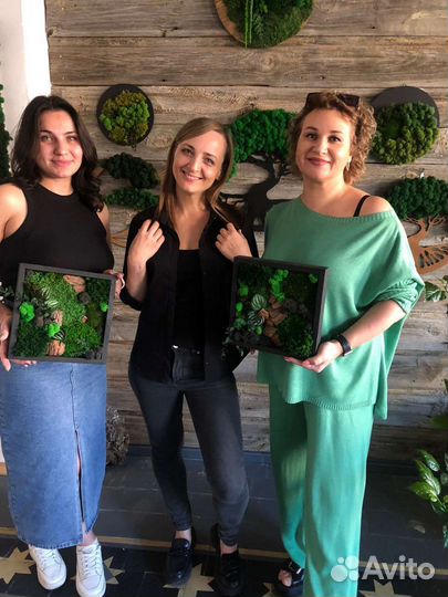 Мастер класс по мху