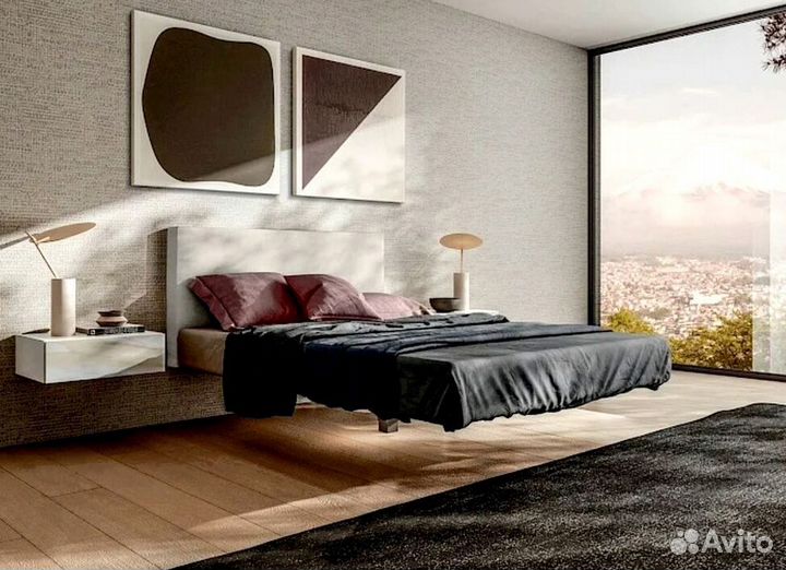 Каркас парящей кровати металлический