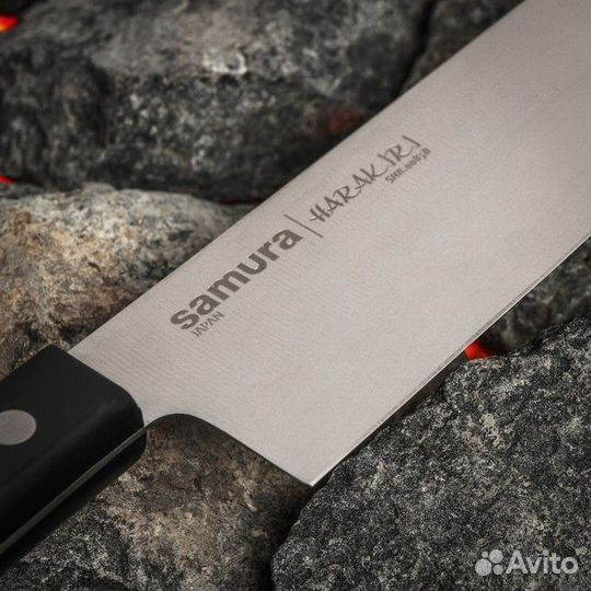 Нож кухонный Samura harakiri, шеф, лезвие 20,8 см