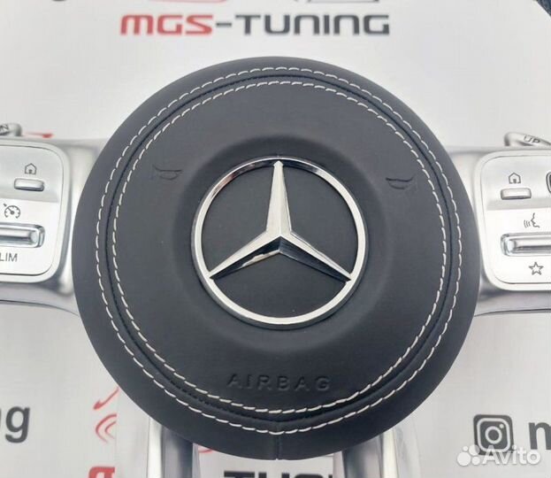 Руль G63 AMG Карбон + Кожа на G-Class W464