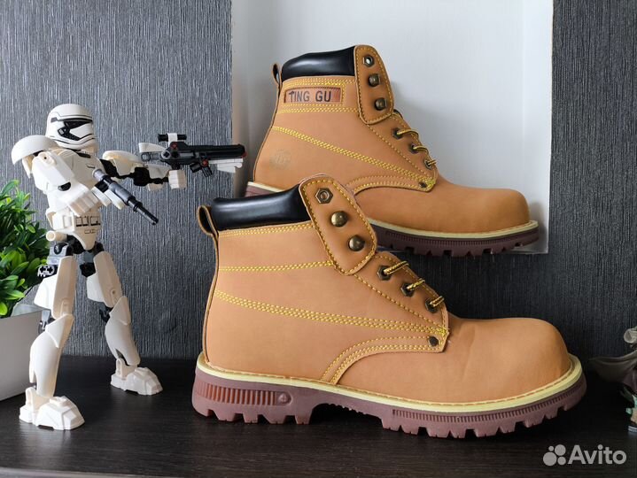 Зимние мужские ботинки с металлической пластиной